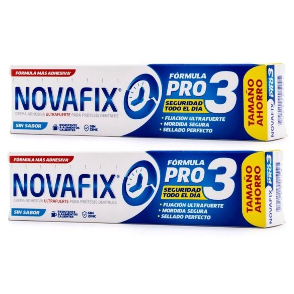 Novafix Pro3 Fórmula Sin Sabor 2 x 70gr