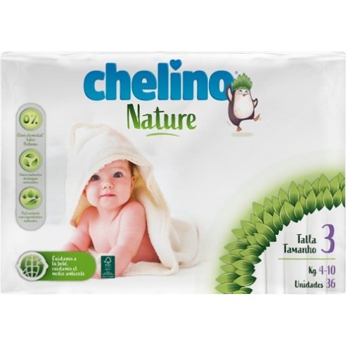 Pañal Chelino® Nature. Talla 3PAÑAL INFANTIL...