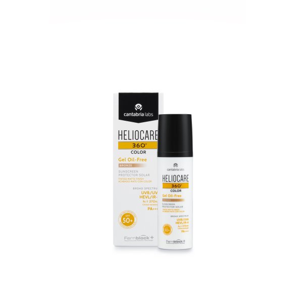 HELIOCARE 360º SPF50 COLOR Gel Oil-Free BRONZE PROTECTOR SOLAR FACIAL 50 ml