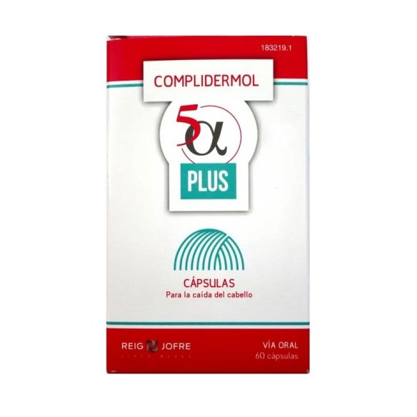 COMPLIDERMOL 5 alfa PLUS 60 cápsulas