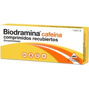Biodramina cafeína 12 comprimidos