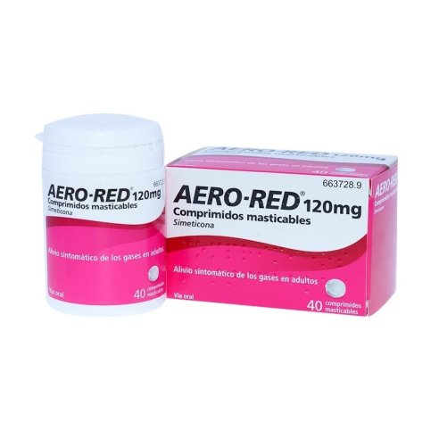 AERO RED 120 MG 40 COMPRIMIDOS MASTICABLES