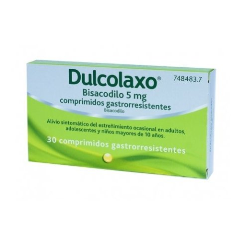 Dulcolaxo Bisacodilo 5 mg