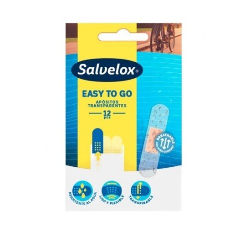 Salvelox easy to go 12 tiritas transparentes