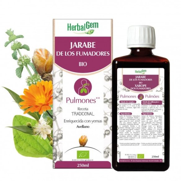HerbalGem JARABE DE LOS FUMADORES BIO 250 ml