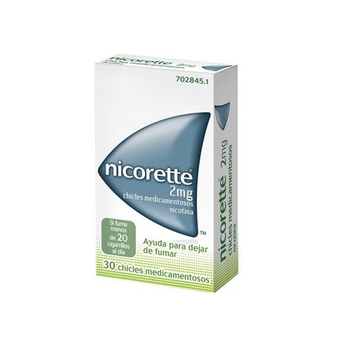 NICORETTE 2 MG 30 CHICLES MEDICAMENTOSOS