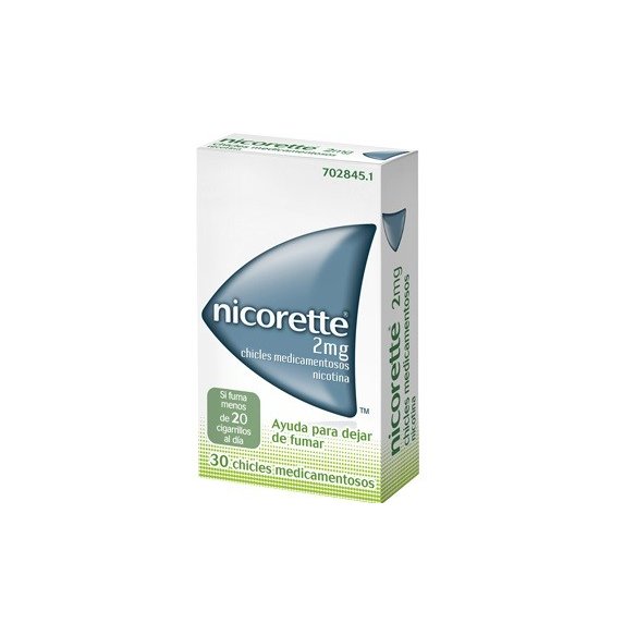 NICORETTE 2 MG 30 CHICLES MEDICAMENTOSOS