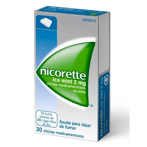 NICORETTE ICE MINT 2 MG 30 CHICLES MEDICAMENTOSOS