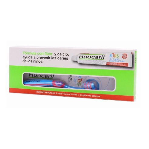 FLUOCARIL Pack Kids gel fresa 50 ml  cepillo