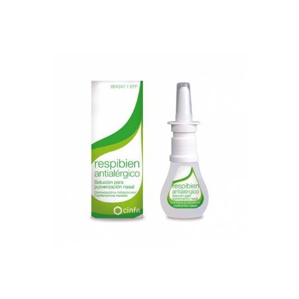 RESPIBIEN ANTIALERGICO 0,5 MG/ML  0,5 MG/ML SOLUCION PARA PULVERIZACION NASAL 1 FRASCO 15 ML