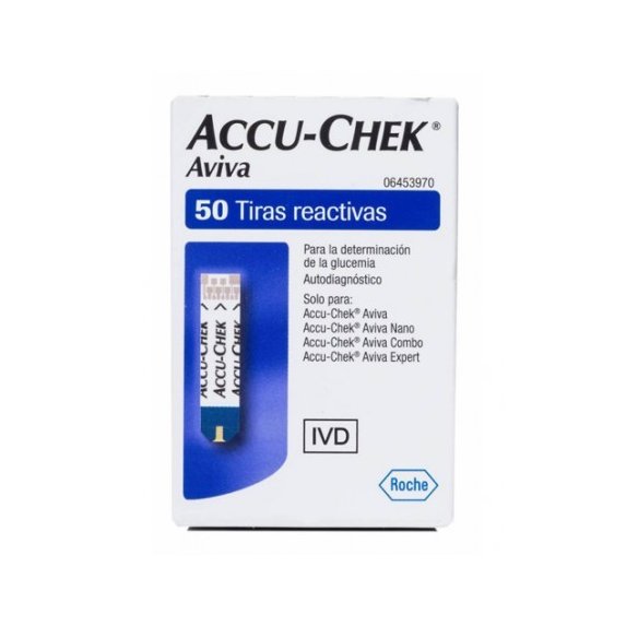 ACCU-CHEK AVIVA TIRAS 50 U