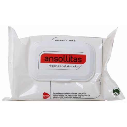 ANSOLLITAS TOALLITAS HIGIENE ANAL 10 TOALLITAS