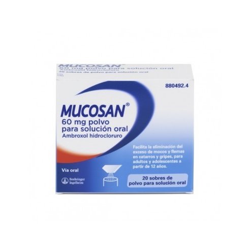 MUCOSAN 60 MG 20 SOBRES POLVO PARA SOLUCION ORAL