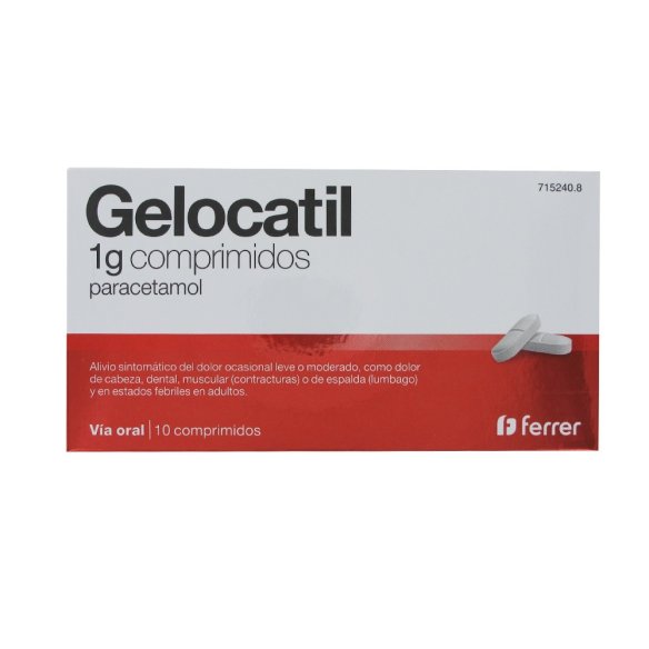 GELOCATIL 1 G 10 COMPRIMIDOS