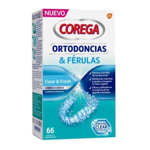 Corega Ortodoncias & Férulas 66 tabletas limpiadoras