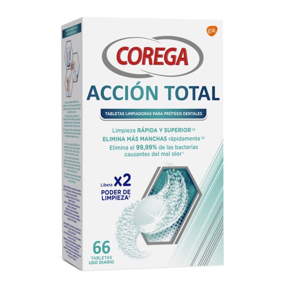 COREGA TOTAL LIMPIEZA PROTESIS 66 TABLETAS