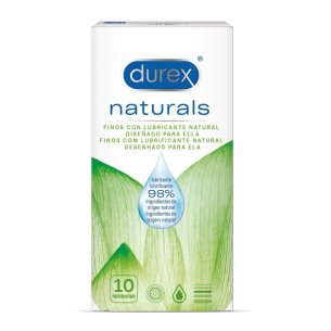 DUREX NATURALS PRESERVATIVOS 10 UNIDADES