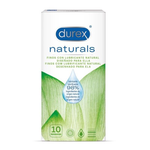 DUREX NATURALS PRESERVATIVOS 10 UNIDADES