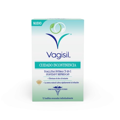 VAGISIL INCONT TOALLITAS INTIMAS 2 EN 1 12...