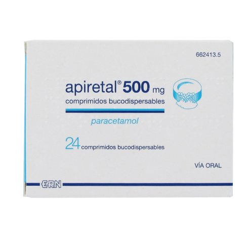 APIRETAL 500 MG 24 COMPRIMIDOS BUCODISPERSABLES
