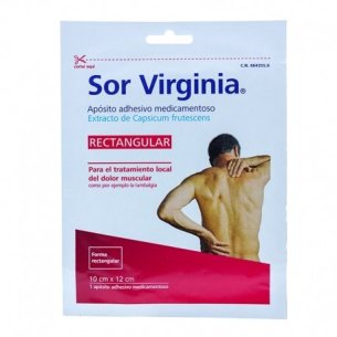 SOR VIRGINIA 1 APOSITO ADHESIVO MEDICAMENTOSO (RECTANGULAR)