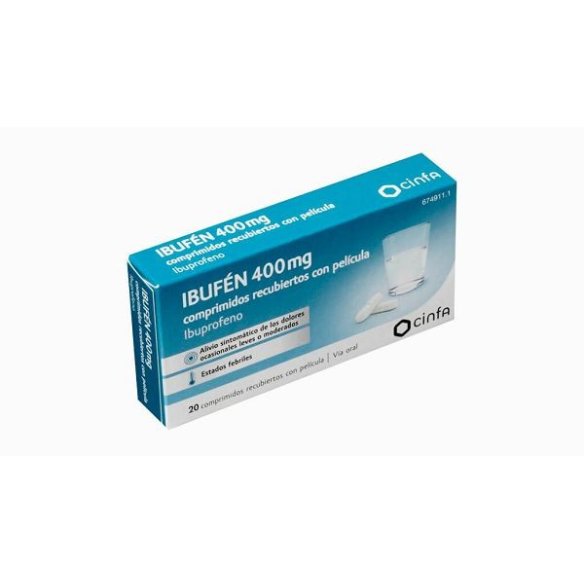 IBUFEN 400 MG 20 COMPRIMIDOS RECUBIERTOS