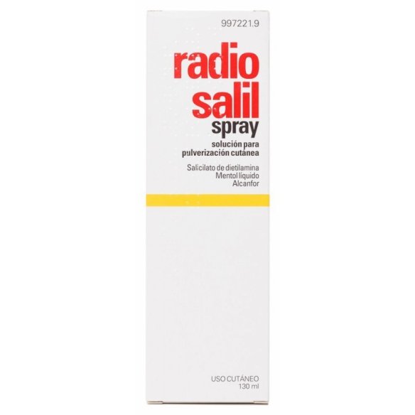 RADIO SALIL AEROSOL CUTANEO EN SOLUCION 1 ENVASE 130 ML