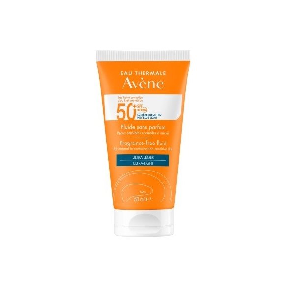 AVENE Fluido Solar sin perfume SPF 50 50 ml
