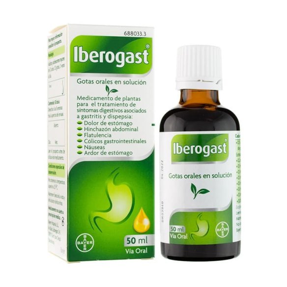 IBEROGAST GOTAS ORALES EN SOLUCION 1 FRASCO 50 ML