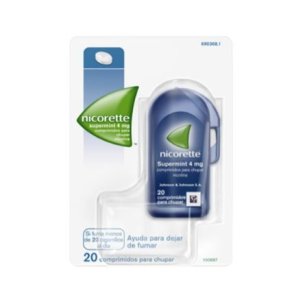 NICORETTE SUPERMINT EFG 4 MG 20 COMPRIMIDOS PARA CHUPAR