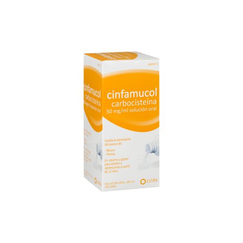 CINFAMUCOL CARBOCISTEINA 50 MG/ML SOLUCION ORAL...