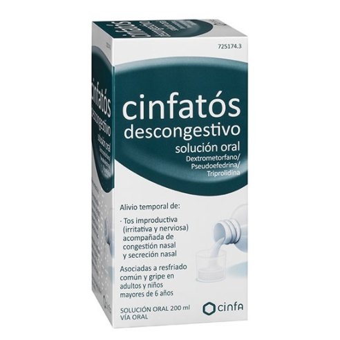 CINFATOS DESCONGESTIVO SOLUCION ORAL 1 FRASCO...