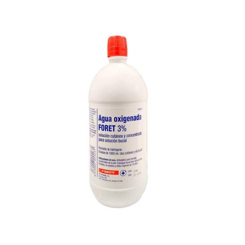 AGUA OXIGENADA FORET 30 MG/ML SOLUCION CUTANEA...