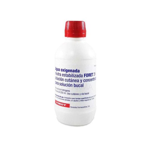 AGUA OXIGENADA FORET 30 MG/ML SOLUCION CUTANEA...