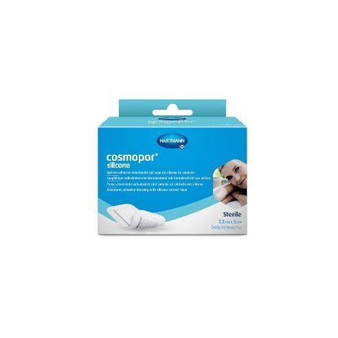 COSMOPOR 7,2 CM X 5 CM SILICONE APOSITO ESTERIL...