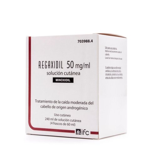 REGAXIDIL 50 MG/ML SOLUCION CUTANEA 4 FRASCOS...