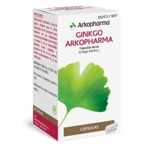 GINKGO ARKOPHARMA 180 MG 200 CAPSULAS