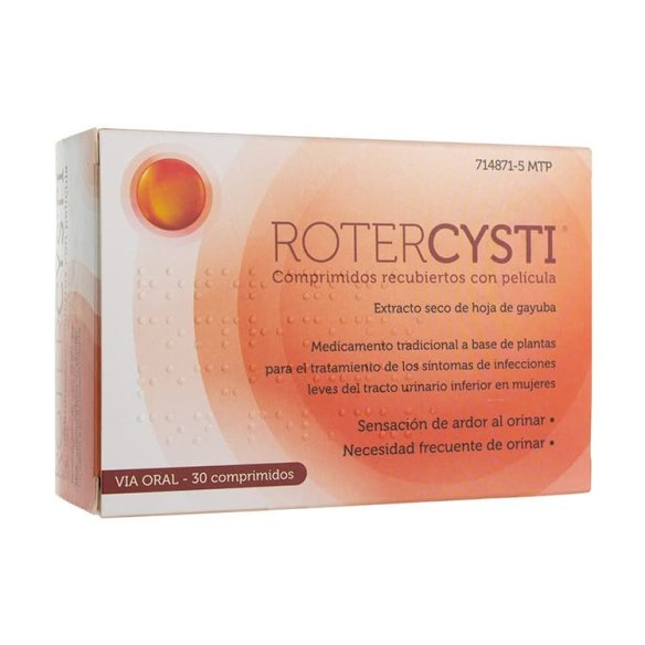 ROTERCYSTI 30 COMPRIMIDOS RECUBIERTOS