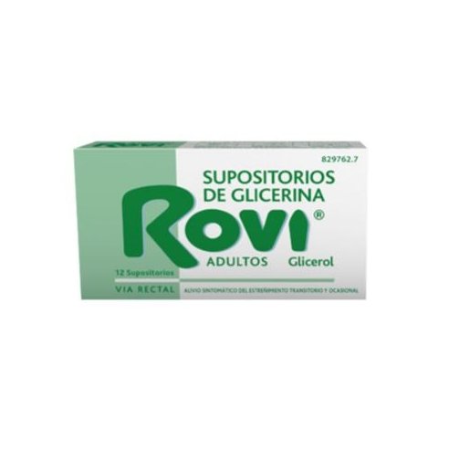 SUPOSITORIOS DE GLICERINA ROVI ADULTOS 3,36 G...