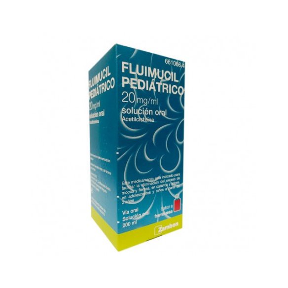 FLUIMUCIL PEDIATRICO 20 MG/ML SOLUCION ORAL 1 FRASCO 200 ML