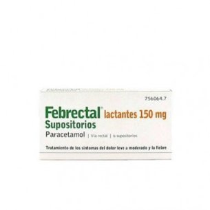 FEBRECTAL LACTANTES 150 MG 6 SUPOSITORIOS