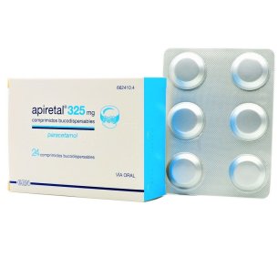 APIRETAL 325 MG 24 COMPRIMIDOS BUCODISPERSABLES