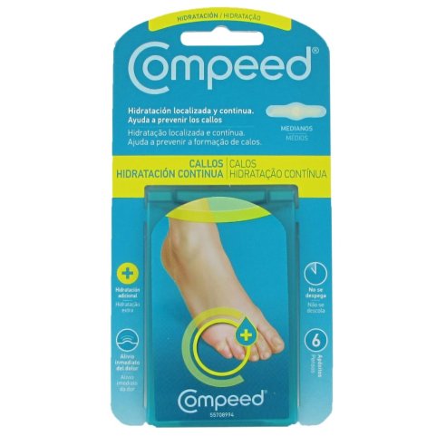 COMPEED CALLOS HIDRATACION CONTINUA 6 UNIDADES