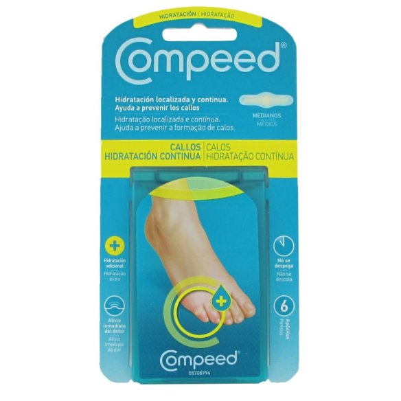 COMPEED CALLOS HIDRATACION CONTINUA 6 UNIDADES