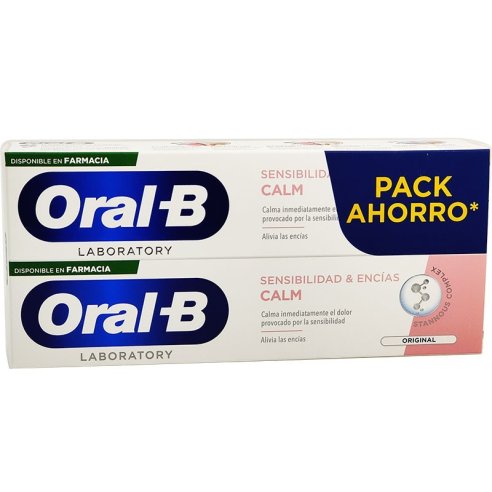 ORAL-B SENSIBILIDAD Y ENCIAS CALM DUPLO 100 ML...