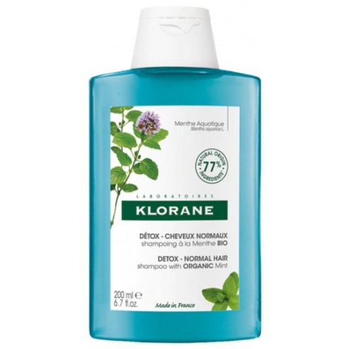 KLORANE CHAMPU DETOX A LA MENTA ACUATICA 400 ML