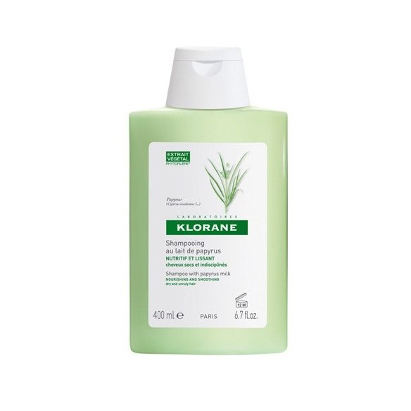 KLORANE CHAMPU A LA LECHE DE PAPIRO 400 ML
