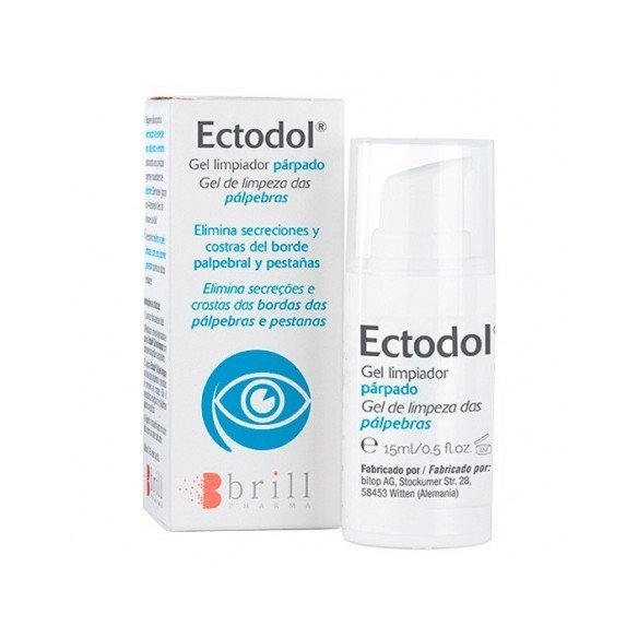 ECTODOL GEL LIMPIADOR PARPADOS 15 ML