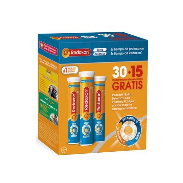 Redoxon® Extra Defensas 30 comprimidos efervescentes