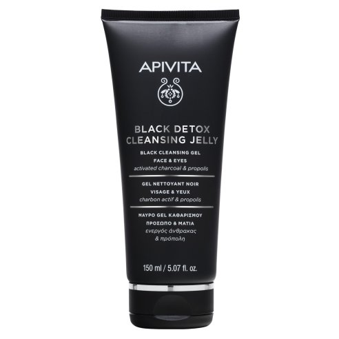 APIVITA BLACK DETOX CLEASING JELLY 150 ml